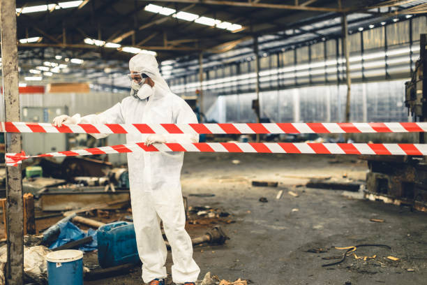 Professional Drug Lab Cleanup technician working in Shepherd, TX